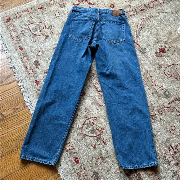 Banana Republic Women’s Mid-Rise Stovepipe Button Fly Jeans Size 27 - Picture 3 of 13